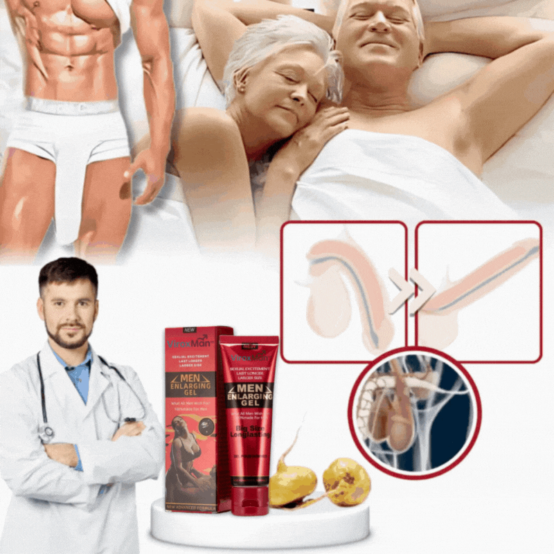 ViroxMan™ Gel | Ger synligt större penis – upp till +4,5 cm på bara 7 dagar!