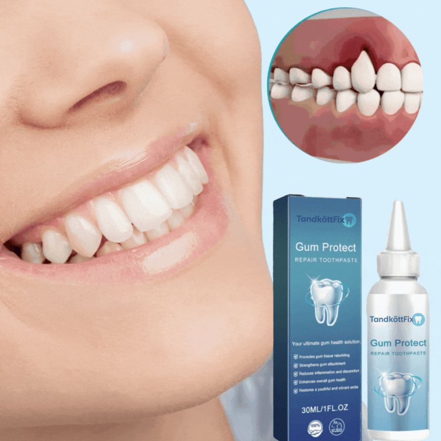 TandköttFix™ | Stoppa blödande tandkött & återställ friskt vävnad på bara 72 timmar