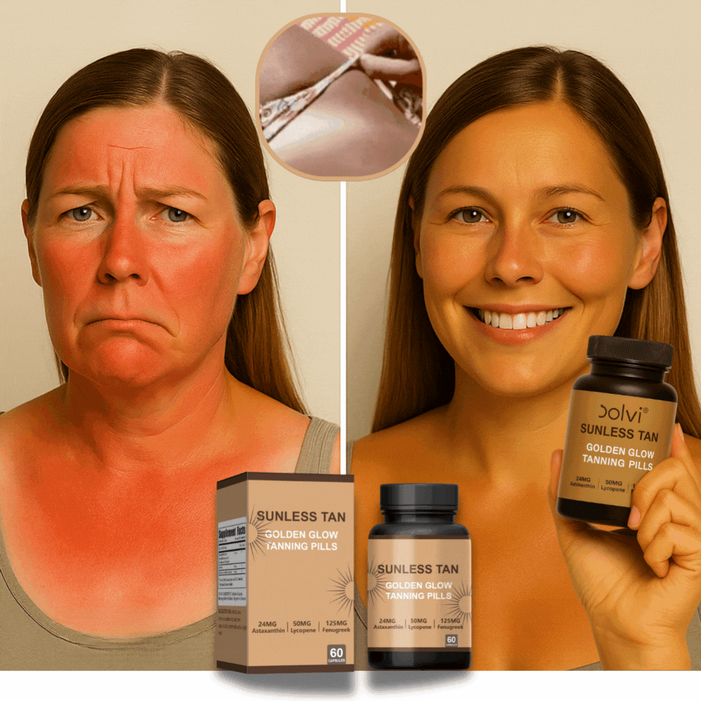 Solvi® Tan Capsules | Få en solkysst, jämn hudton – helt utan UV-skador.