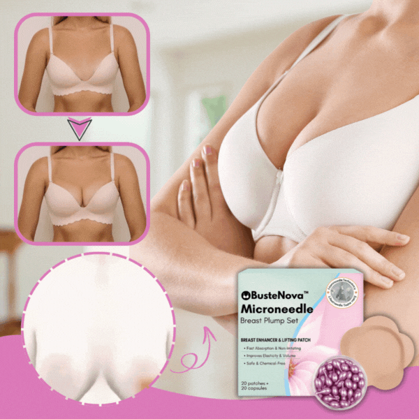 BusteNova™ Kollagenlyftpads | Få fastare, fylligare byst – helt naturligt på 30 dagar