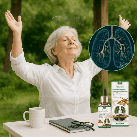 Andaliv™ LungDrops | Fri luftväg på 5 minuter – säg hejdå till slem och hosta inom en vecka