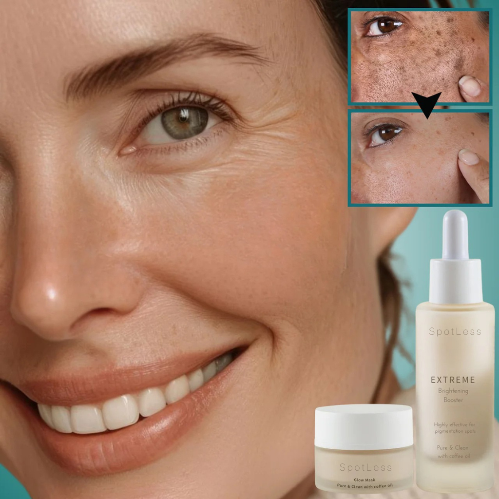 Lunoria® SpotLess | Reducerar mörka åldersfläckar med upp till 93 % på bara 3 nätter!