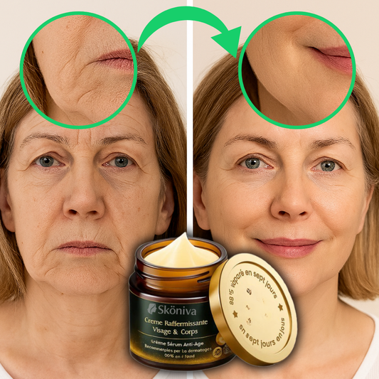 Sköniva® Ansiktslyft-kräm | Stramar upp slapp hud med upp till 97% – på bara 12 timmar!