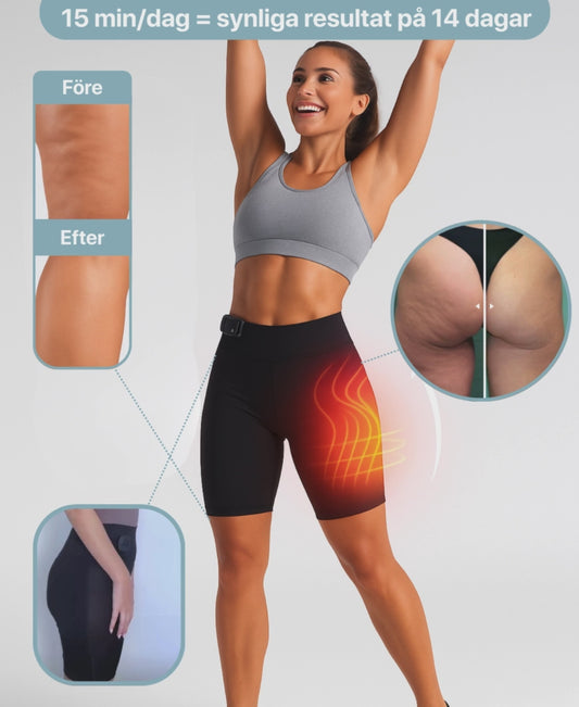 Lunoria® LipoForce EMS-shorts | Säg hejdå till celluliter & forma rumpan på 15 minuter om dagen